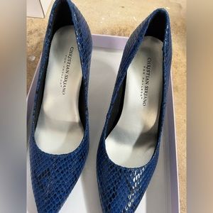 Christian Soriano Shoes, Navy Blue